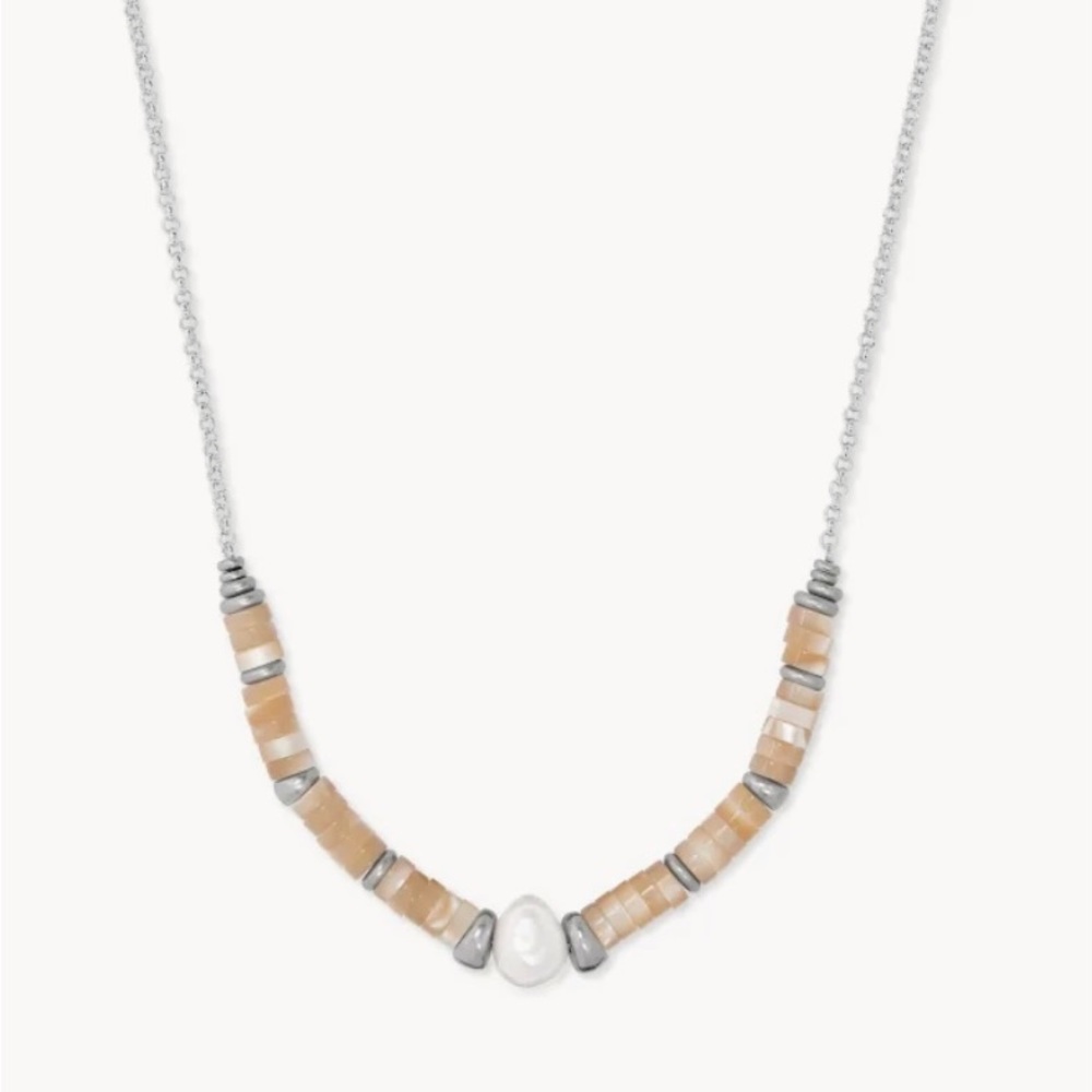 Kendra Scott Lila necklace in silver natural